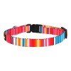 Collar for cat Bronzedog Urban West Nylon Plastic Buckle and Bell Red