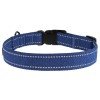 Collar for Dogs Bronzedog Cotton Reflective Tarpaulin Dark Blue