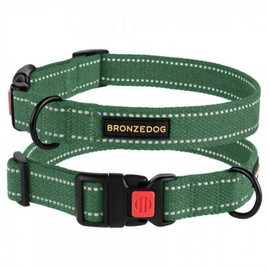 Collar for Dogs Bronzedog Cotton Reflective Tarpaulin