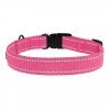 Collar for Dogs Bronzedog Cotton Reflective Tarpaulin Pink