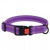 Collar for Dogs Bronzedog Cotton Reflective Tarpaulin Violet