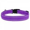 Collar for Dogs Bronzedog Cotton Reflective Tarpaulin Violet