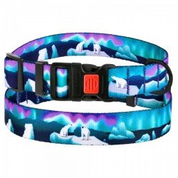 Collar for dogs BronzeDog Urban Travel Nylon Plastic Buckle Arctic