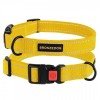 Collar for Dogs Bronzedog Cotton Reflective Tarpaulin Yellow