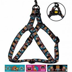 Breastplates for dogs BronzeDog Urban Masks Nylon Black Breastplates for dogs BronzeDog Urban Masks Nylon Black