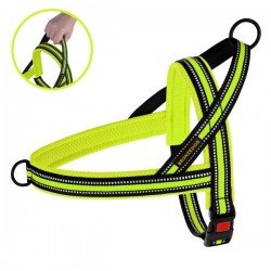 Breastplates for dogs BronzeDog Mesh Scandinavian Lemon