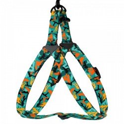 Breastplates for dogs BronzeDog Urban Camo Nylon Green
