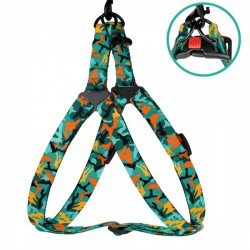 Breastplates for dogs BronzeDog Urban Camo Nylon Green
