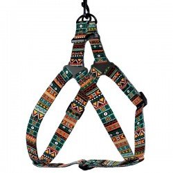 Breastplates for dogs BronzeDog Urban Ethnic Nylon Menthol