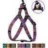 Breastplates for dogs BronzeDog Urban Ethnic Nylon Violet