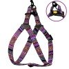 Breastplates for dogs BronzeDog Urban Ethnic Nylon Violet