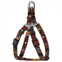 Breastplates for small breed dogs and cats BronzeDog Urban Ethnic Orange