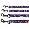 Leash for dogs BronzeDog Urban Flowers Nylon Dark Pink