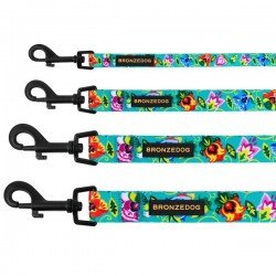 Leash for dogs BronzeDog Urban Folk Nylon Menthol