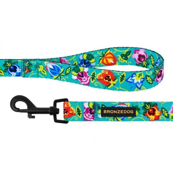 Leash for dogs BronzeDog Urban Folk Nylon Menthol