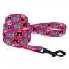 Leash for dogs BronzeDog Urban Masks Nylon Pink