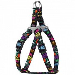 Breastplates for small breed dogs and cats BronzeDog Urban Flowers Black Breastplates for small breed dogs and cats BronzeDog Urban Flowers Black