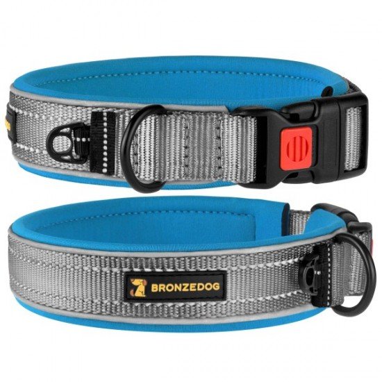 Collar for Dogs BronzeDog Sport Cipo Blue